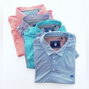 Lot x4 Live Oak Brand Performance Polo Shirts XL $320